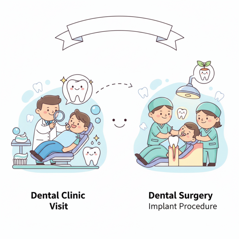 牙科門診與手術差別？拔牙、植牙流程解析