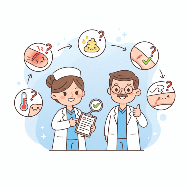 術後傷口照護：什麼狀況需要回診？