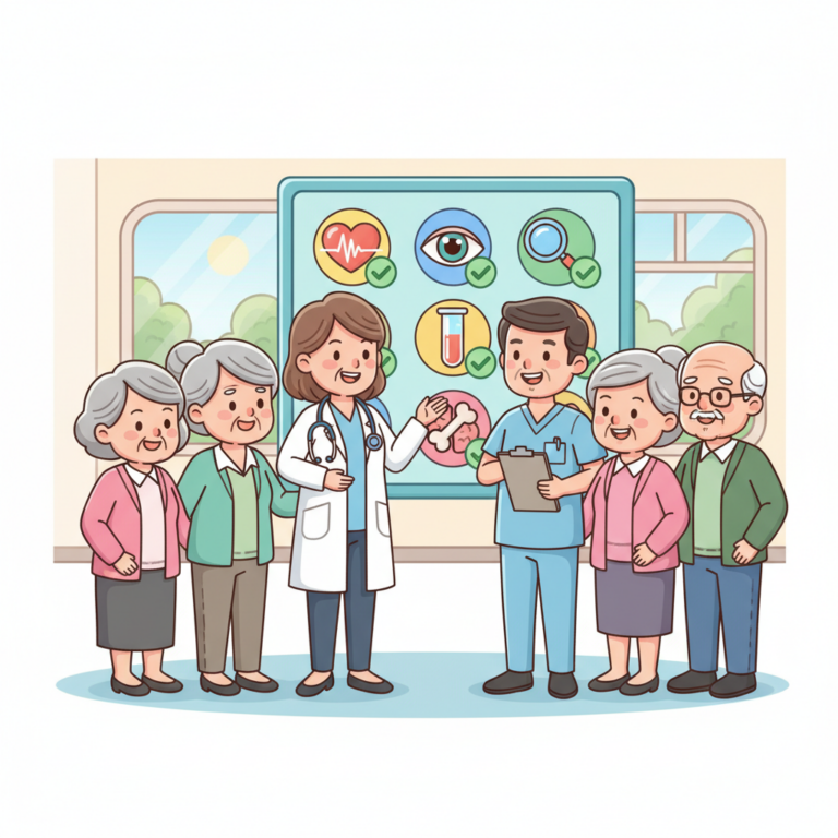 中老年人健檢建議：哪些檢查最必要？