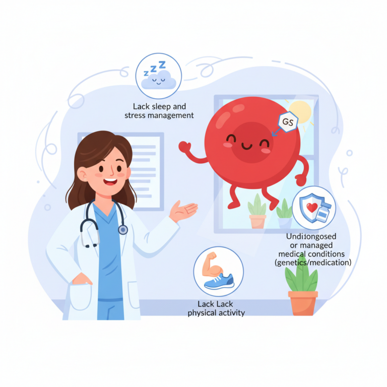 糖化血色素偏高原因：飲食以外的三大關鍵