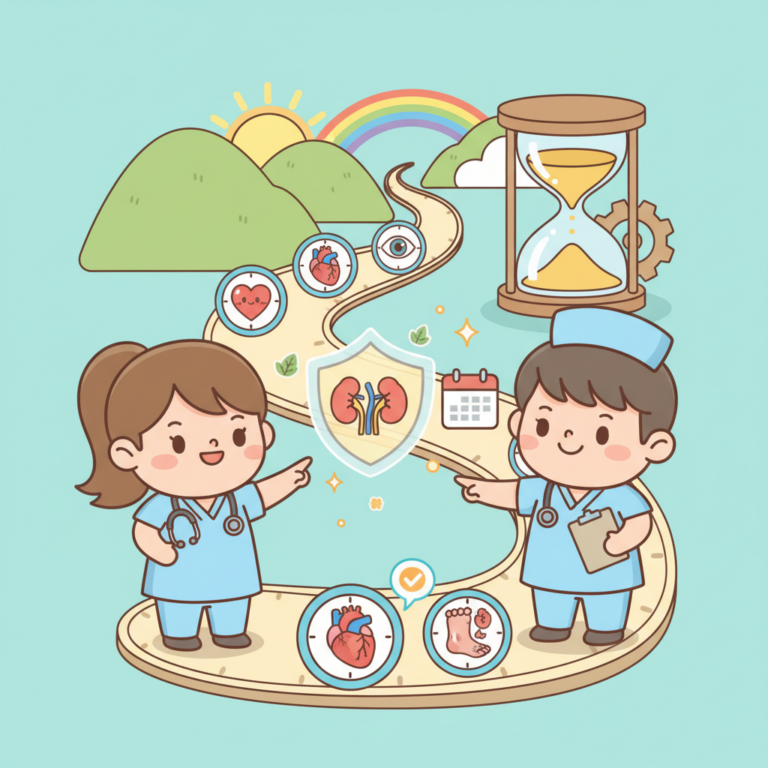 糖尿病併發症形成的時間軌跡解析