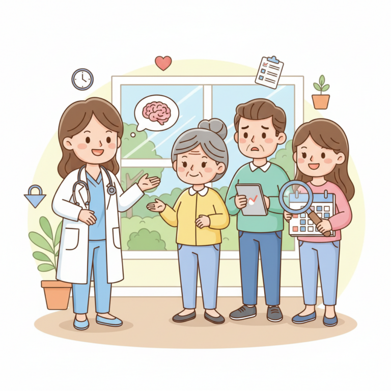 家族有失智症者如何自我監測？