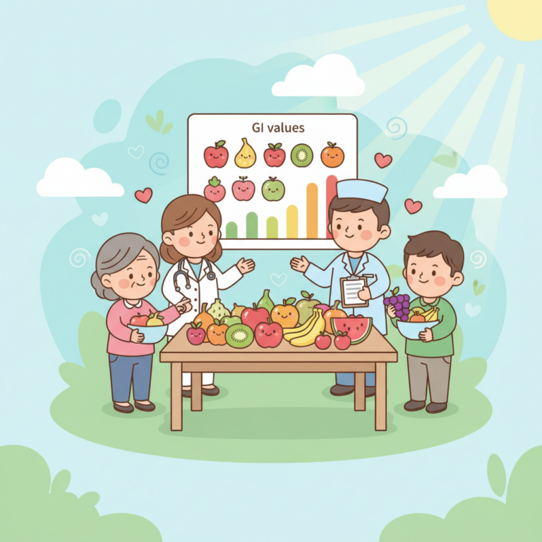 糖尿病患者如何安全吃水果？ GI值比較