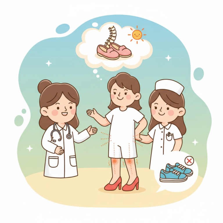 穿高跟鞋造成的身體負擔分析