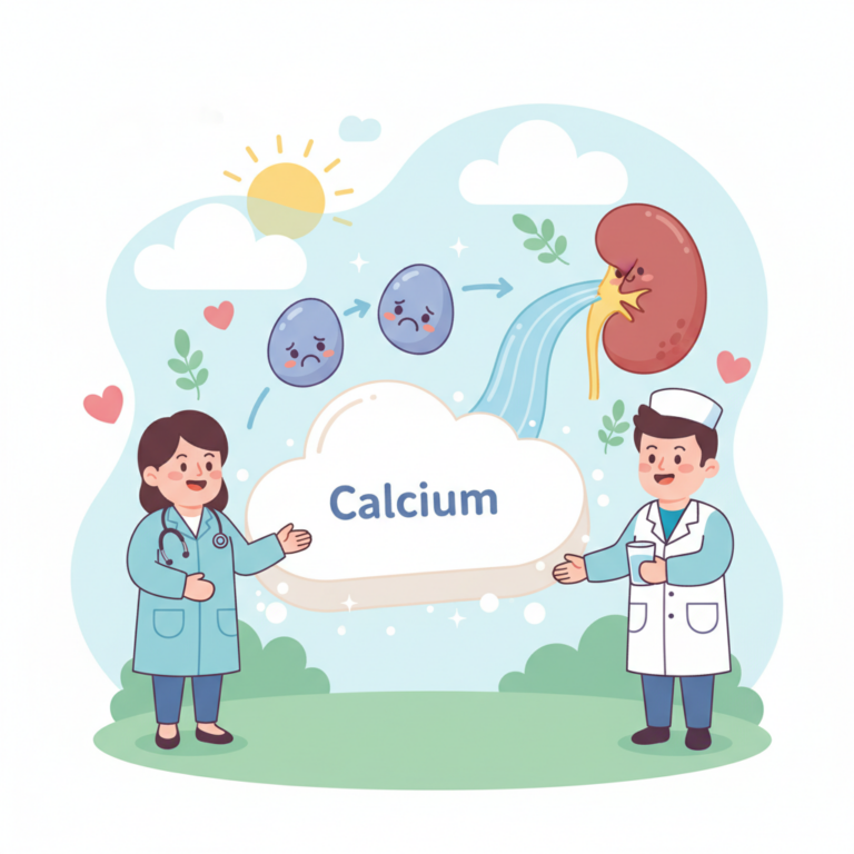 鈣片與結石風險的醫學連結