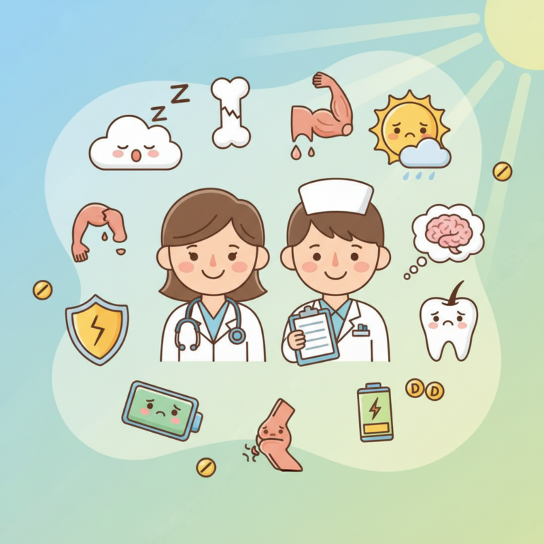 維生素 D 缺乏症的十個隱藏信號