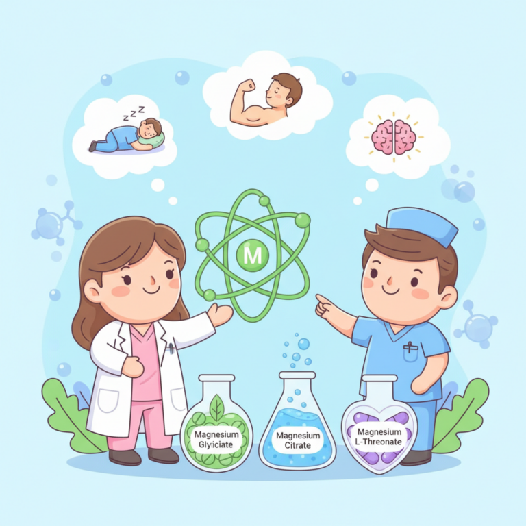 如何正確補充鎂？不同形式鎂的功效比較