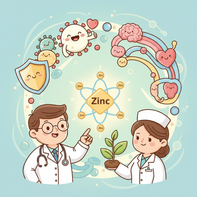 鋅在免疫系統和荷爾蒙平衡中的關鍵作用