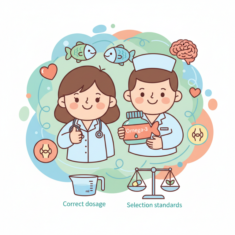 魚油（Omega-3）的正確劑量與選擇標準