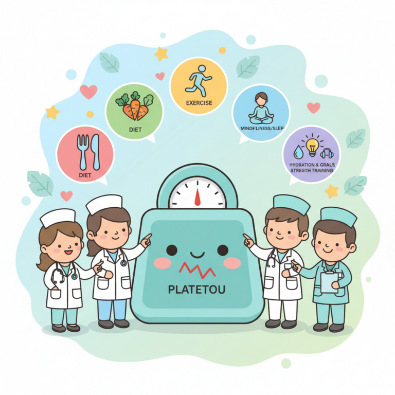 打破減重平台期的五個有效策略