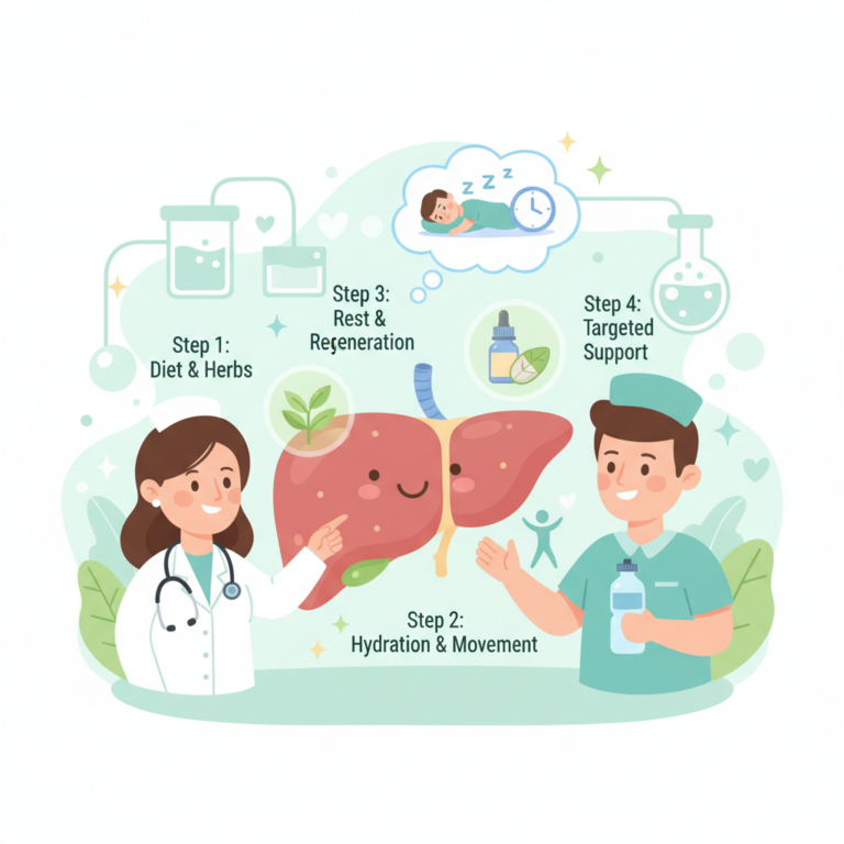 改善肝臟排毒功能的四個關鍵步驟