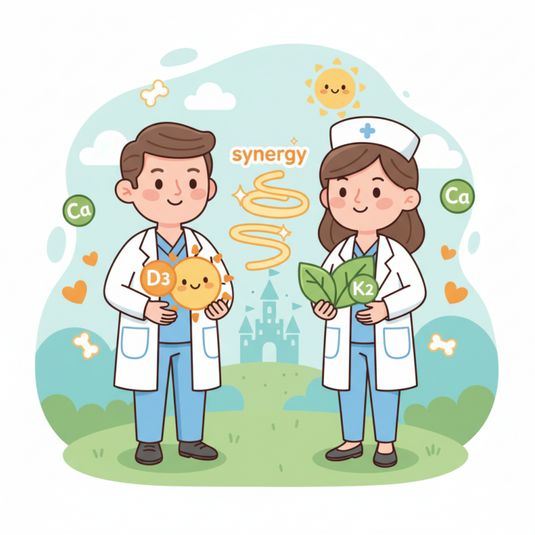 維生素 D3 與 K2 的協同作用