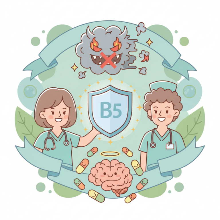 維生素 B5 對抗壓力的作用