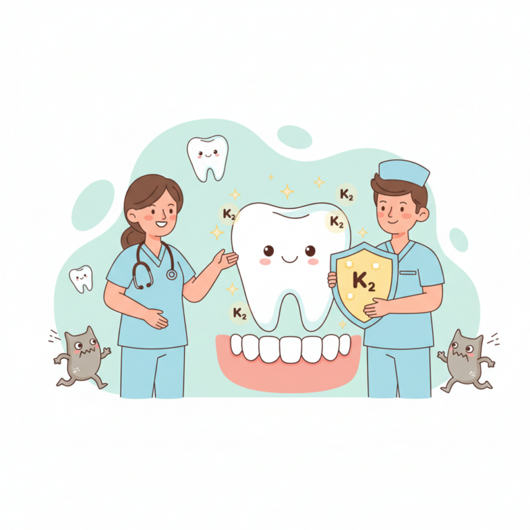 維生素 K2 對牙齒健康的益處