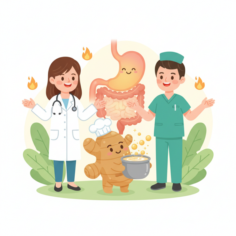 如何利用薑來幫助脂肪消化？