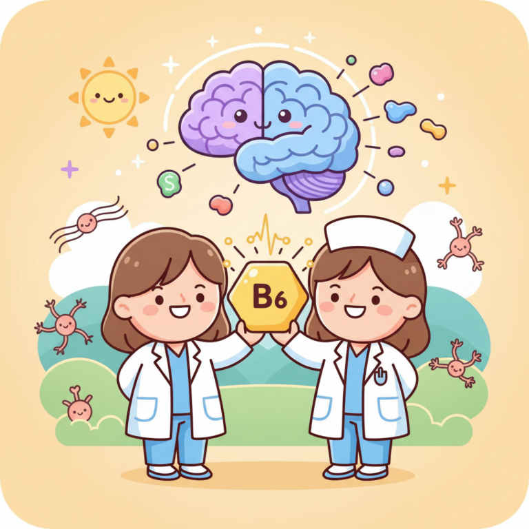 維生素 B6 對於神經傳導物質的影響