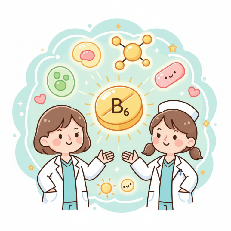 維生素 B6 對於荷爾蒙代謝的幫助