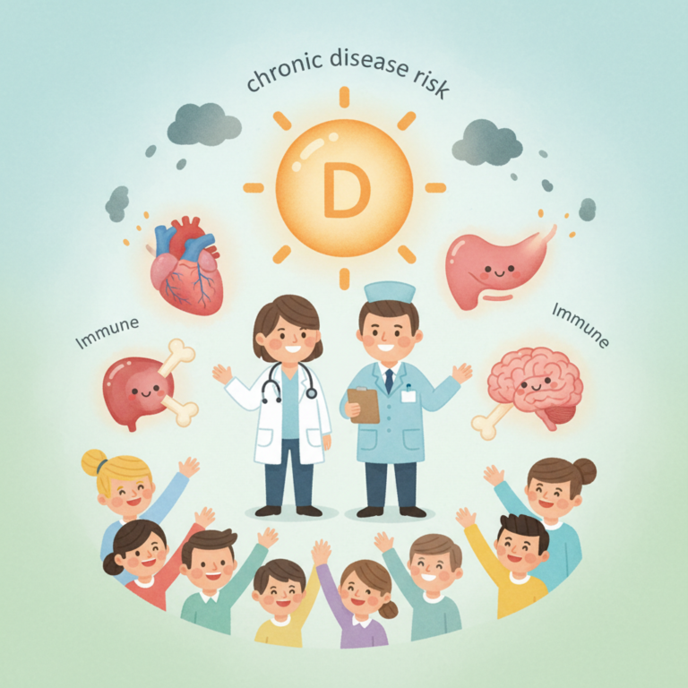 維生素 D 缺乏症與慢性病風險