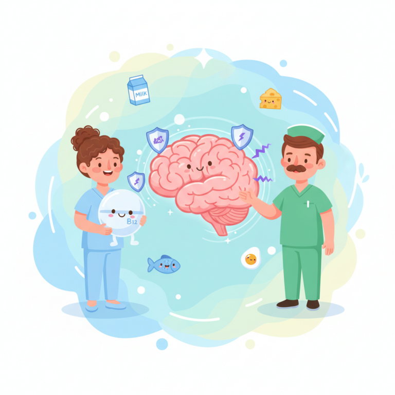 維生素 B12 對於腦部健康的保護