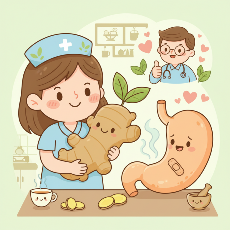 如何利用薑來改善胃部不適？