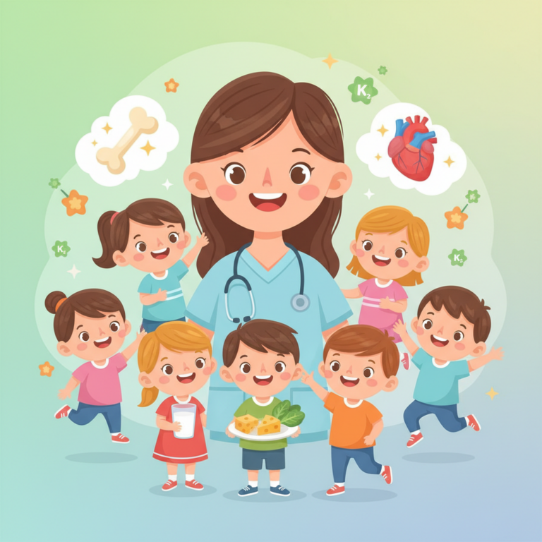 維生素 K2 對於兒童健康的益處