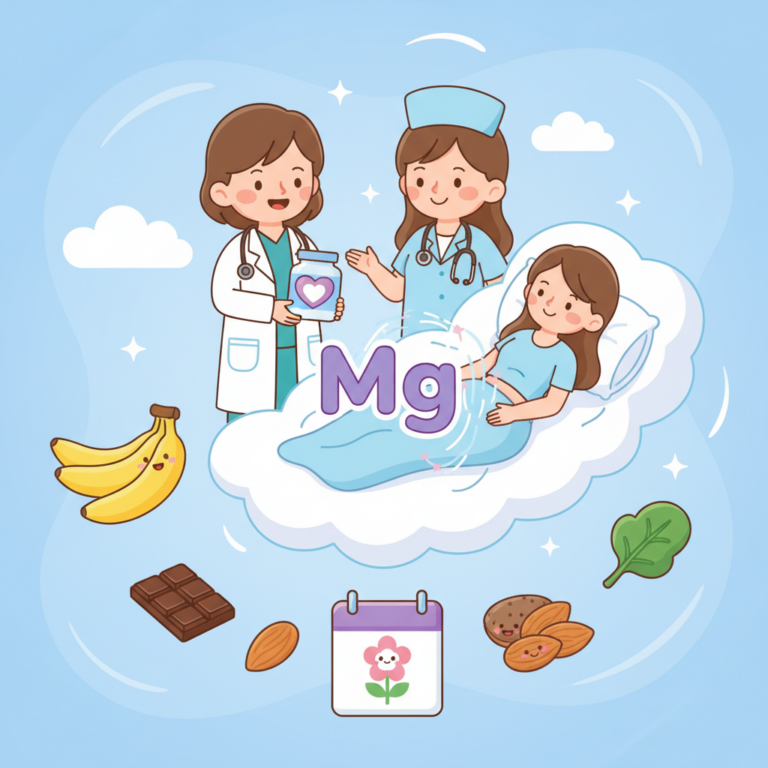 如何利用鎂來改善經期不適？