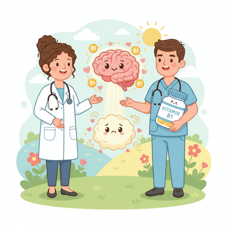 維生素 B1 缺乏症與焦慮症