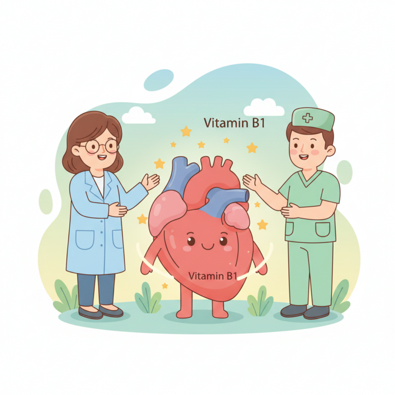 維生素 B1 對於心臟肌肉的保護