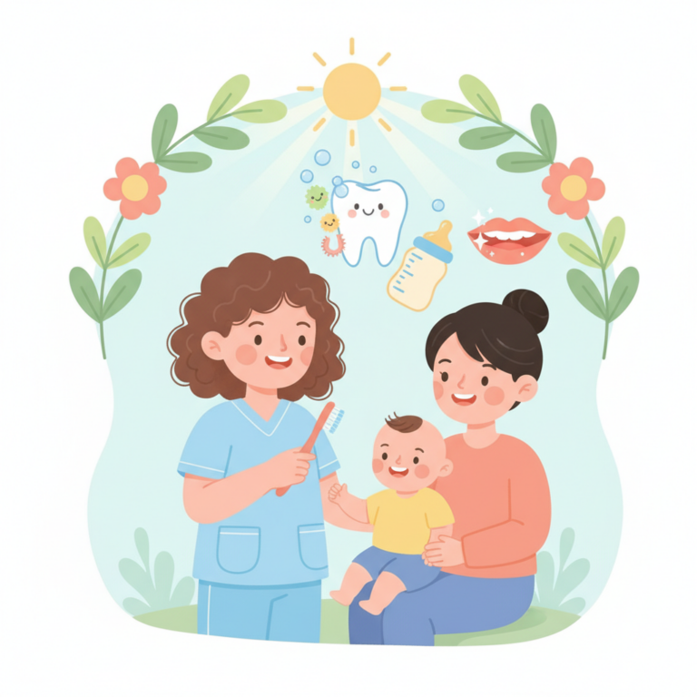 告別奶臭與口腔壞菌！新手爸媽必讀的 0-6 歲寶寶口腔護理全指南。