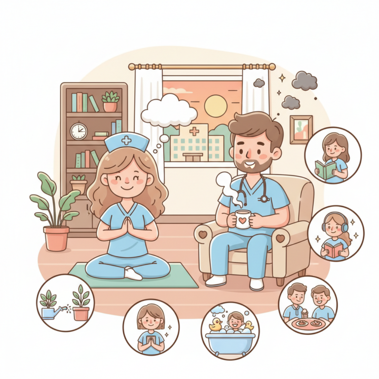 心理健康,護理師的舒壓聖經：下班後的 5 個放鬆秘訣，把情緒留在醫院裡。