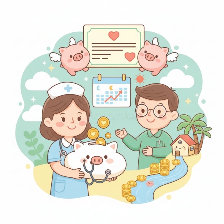 財務規劃,護理師該如何理財？針對輪班制的「高效率存股」與退休金規劃。