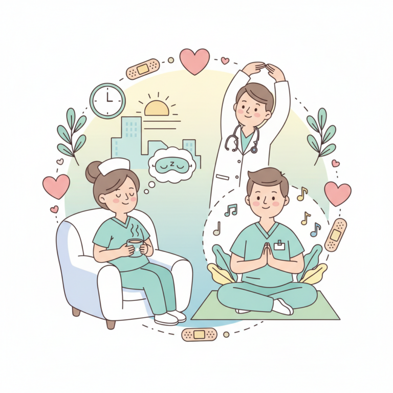 自我照顧,護理師爆肝自救：大夜班下班後的「三段式修復法」全攻略。