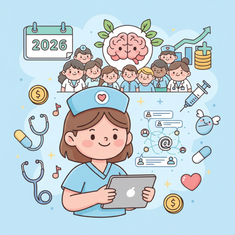 斜槓收入,護理師轉戰自媒體：2026 如何靠「護理專業」經營 Threads 增加收入。