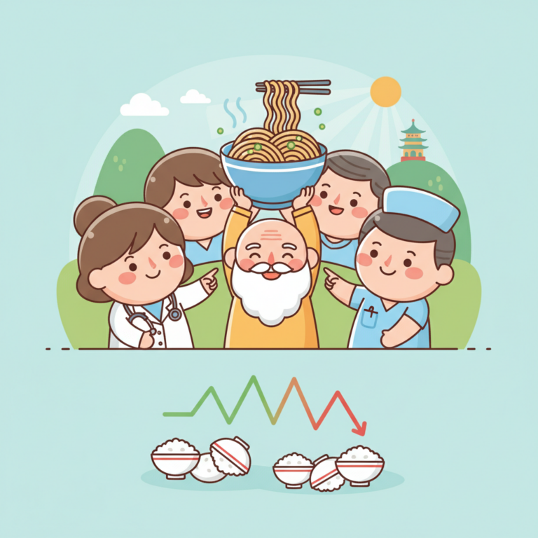 血糖控制,白飯是血糖殺手？改吃「這碗麵」血糖穩如泰山，老司機不說的長壽秘方…