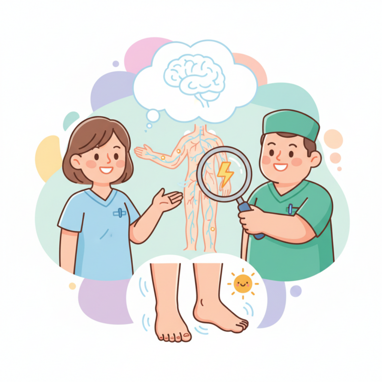 末梢神經,手麻腳麻不是血液循環不好！小心是這大病前兆，醫師教你一分鐘自我檢測…