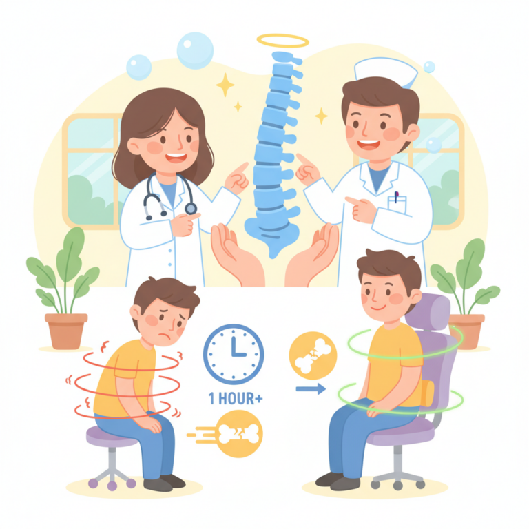 骨骼危機,這種坐姿最傷脊椎！醫師警告：每天坐超過1小時，骨質流失速度快一倍…