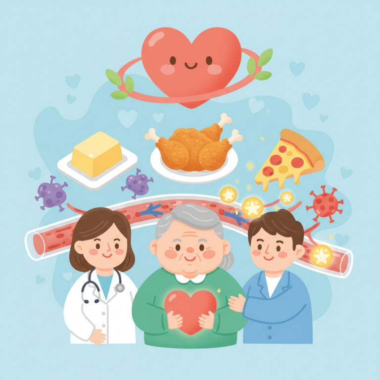 心血管健康,老人家血管堵塞元兇：這 3 類飽和脂肪食物如何影響膽固醇與血栓形成