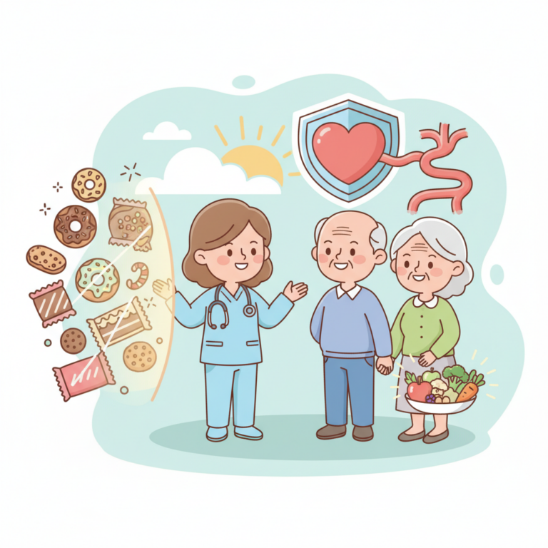 心血管健康,告別反式脂肪：銀髮族應遠離的加工點心及其對動脈硬化的長期影響