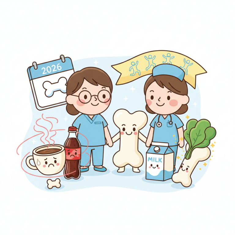 骨骼肌肉,2026 骨質疏鬆防治：過量咖啡因與碳酸飲料對鈣質流失的長期負面影響
