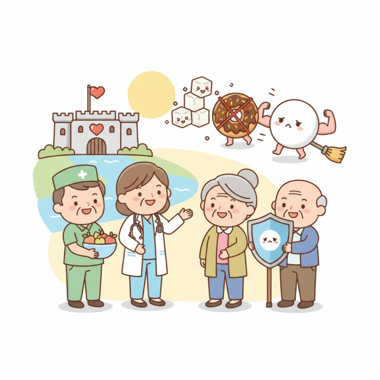 免疫安全,免疫力下降的真兇：高糖飲食如何削弱銀髮族白血球功能與抗病能力