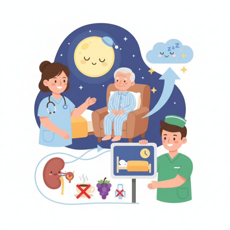 生活品質,提升睡眠品質：長輩睡前應避免的利尿食物與咖啡因對夜尿的影響