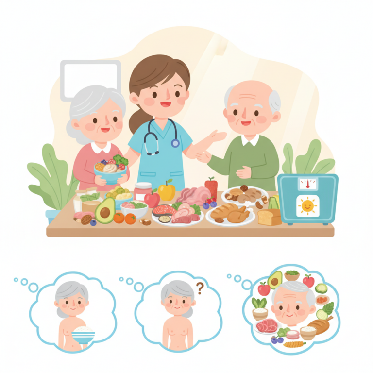 體重管理,老人家不是瘦就好：哪些過度清淡的「粗茶淡飯」反而導致營養不良