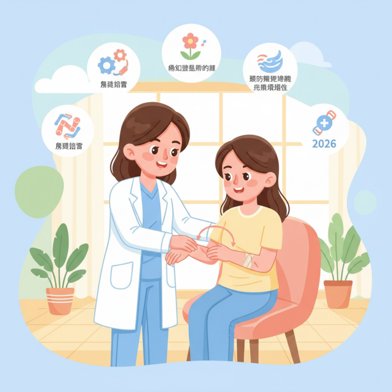 復健指導,傷口癒合後的復健：2026 預防關節攣縮與疤痕增生、居家自我按摩技巧