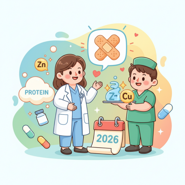 營養補給,除了蛋白質，鋅與銅也重要！2026 傷口修復營養補充品選購與劑量建議