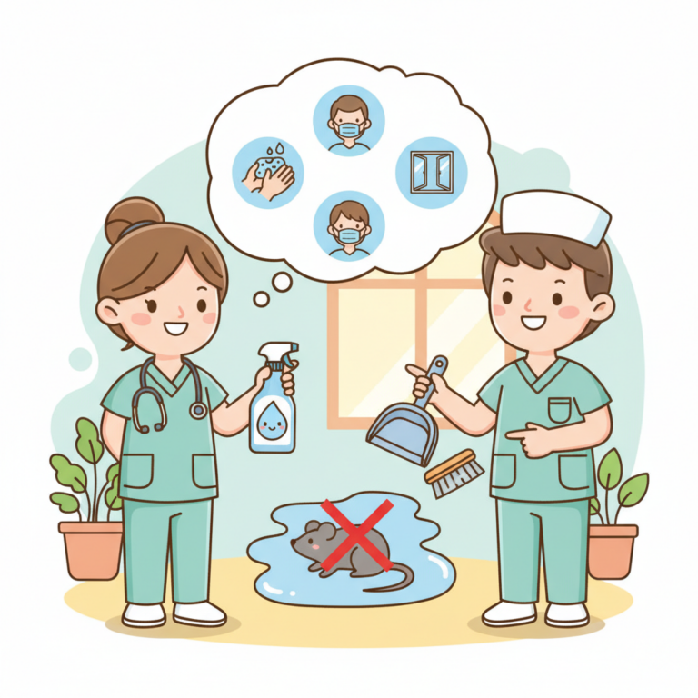 居家防治,老鼠屎別直接掃！2026 漢他病毒消毒指南：稀釋漂白水正確比例與「3 不」原則