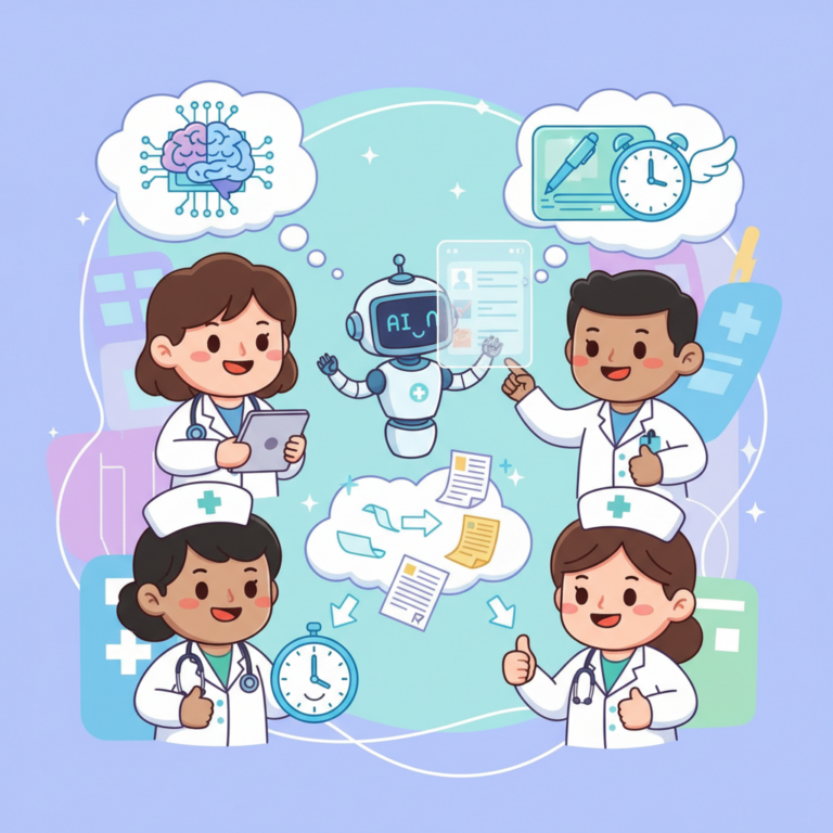 AI 醫療,2026 智慧醫療：醫護如何利用 AI Scribe 終結病歷地獄？,AI Scribe、病歷自動化,醫師、護理師,解決病歷書寫耗時問題