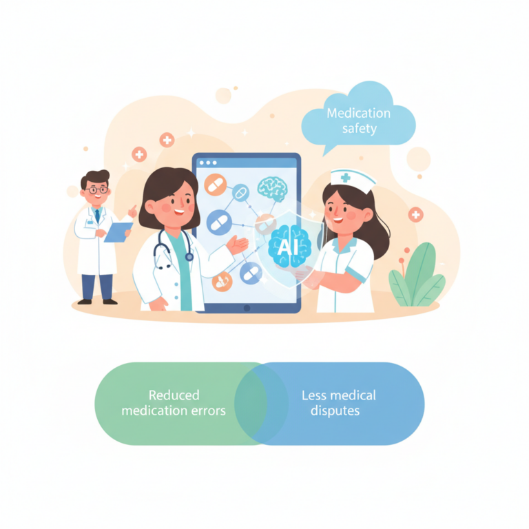 臨床技術,2026 臨床醫師必讀：如何利用 AI 降低藥物交互作用風險？,藥物交互作用、AI 用藥安全,醫師、藥師,減少用藥錯誤與醫療糾紛