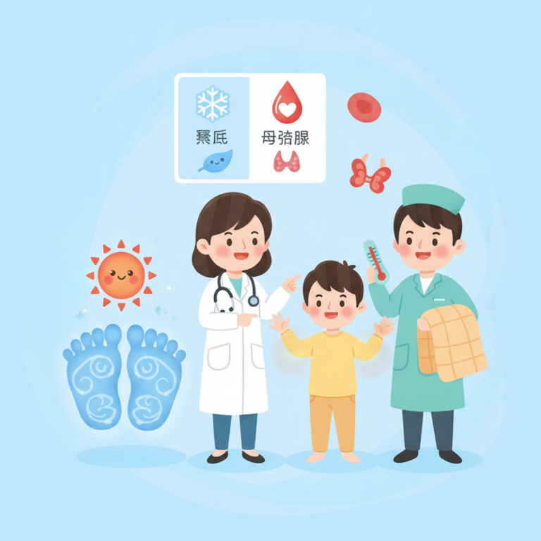 手腳冰冷是什麼病？中西醫對照表：寒底、貧血、甲狀腺一次搞懂