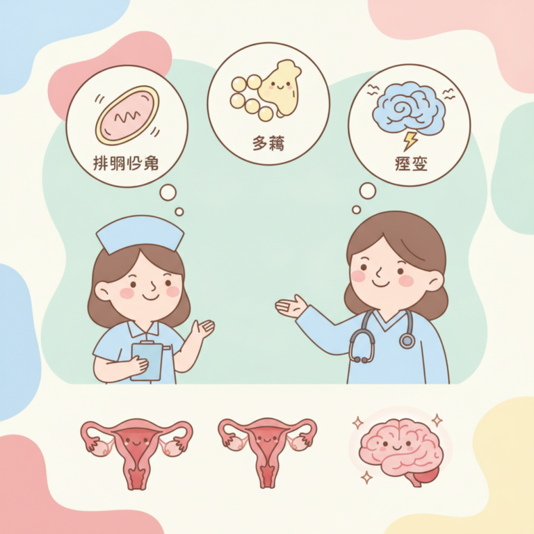 月經不規律是什麼原因？婦科醫師：排卵異常、多囊、壓力怎麼分辨