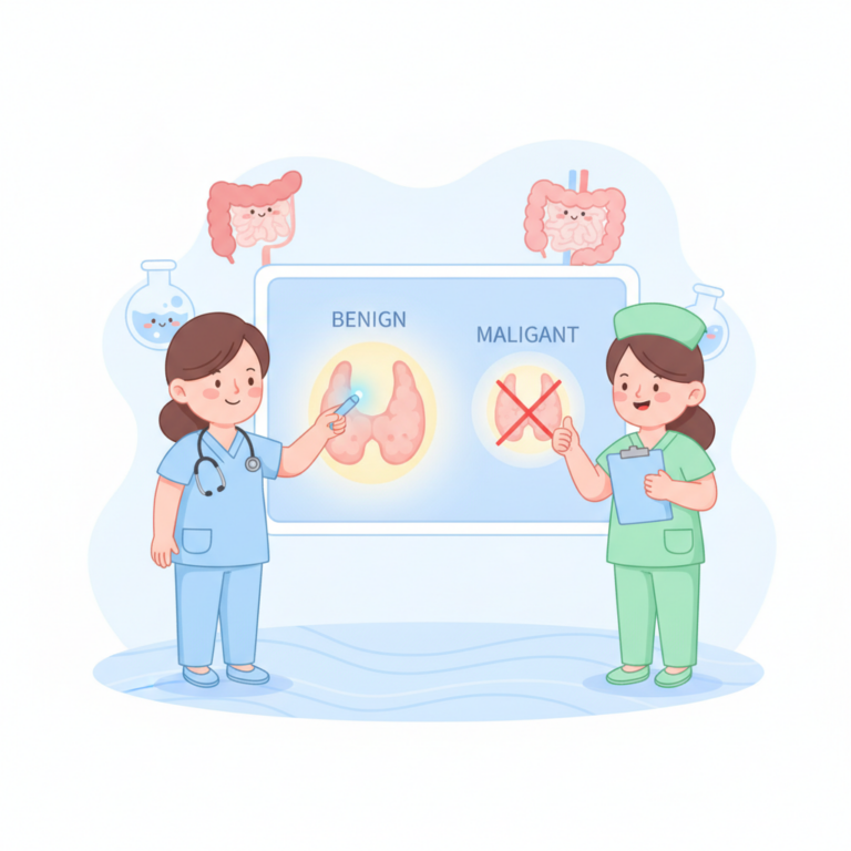 甲狀腺結節需要切除嗎？內分泌科教你看報告：良性 vs 惡性判斷標準